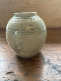 Chinese grijs blauwe gemberpot