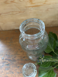 Glas fles met schroefdop