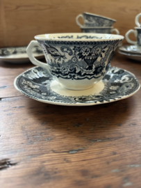 Victoria grijsgroen kop en schotels