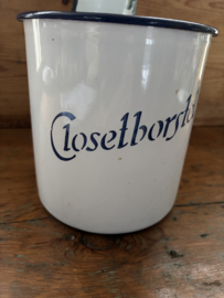 Closetborstel bak wit met blauw