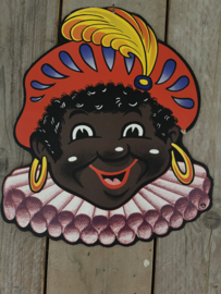 Zwarte Piet wand decoratie