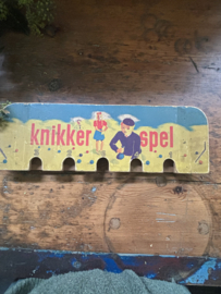 Houten knikkerspel
