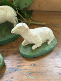 Drie schapen gips