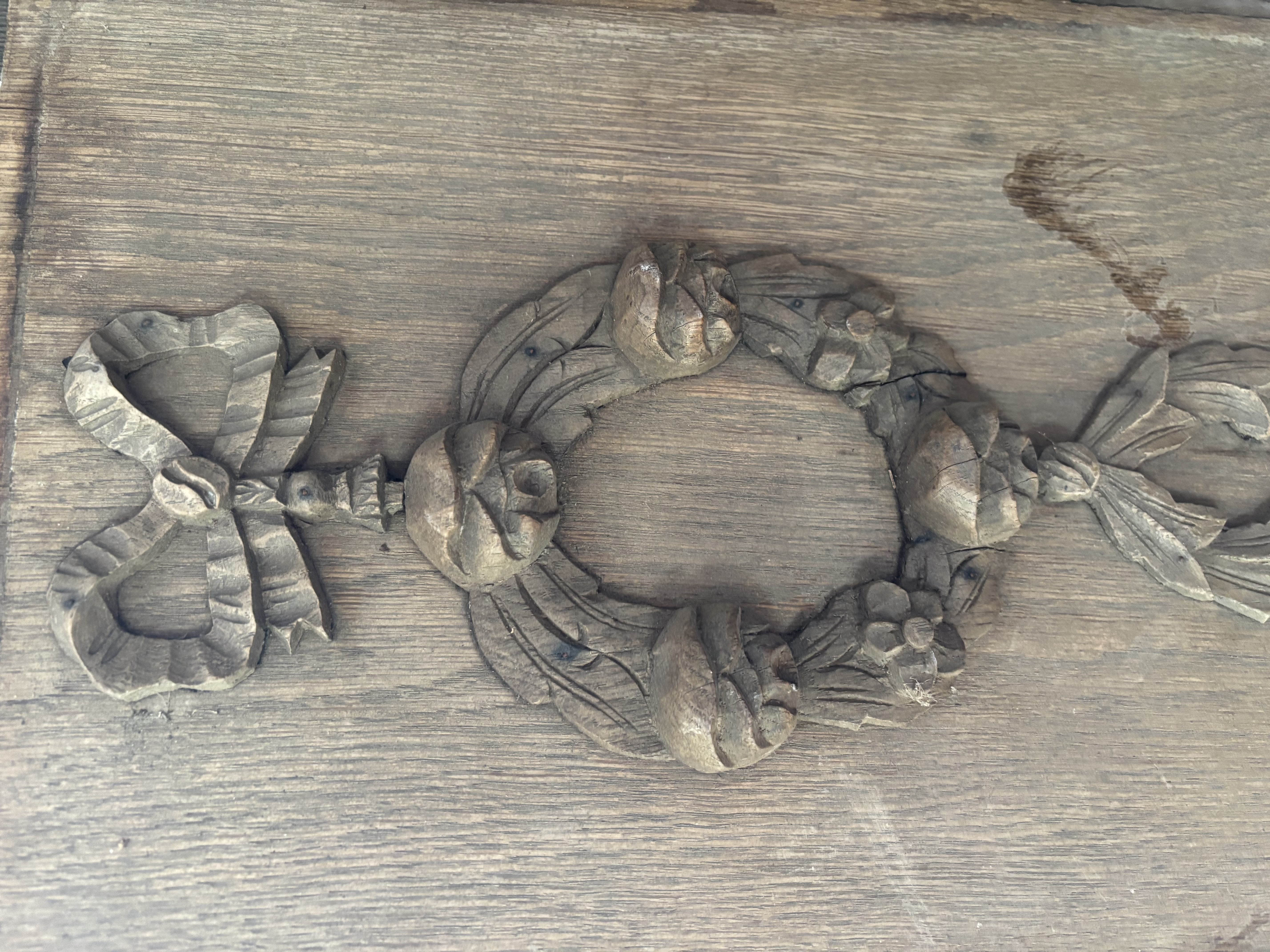 Houten panelen met ornament