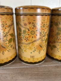 Gebloemde koffie,thee,suiker