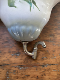 Emaille gebloemde waterbak