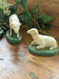 Drie schapen gips