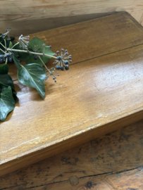 Oude houten opbergdoos