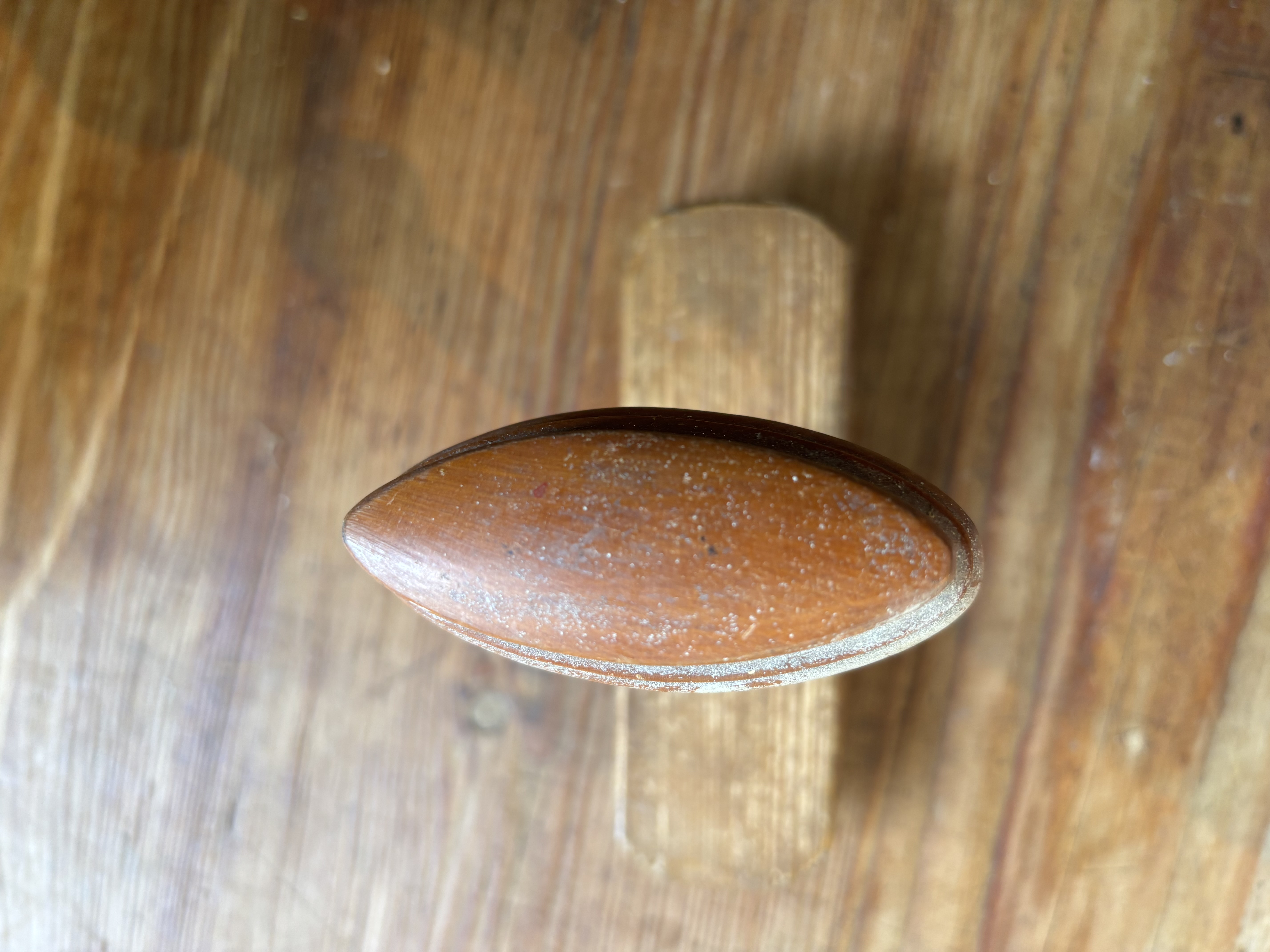 Enkel houten knop nr 20