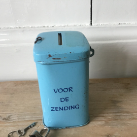 Zendings Spaarblikje met slot