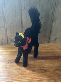 Steiff kat met grote staart