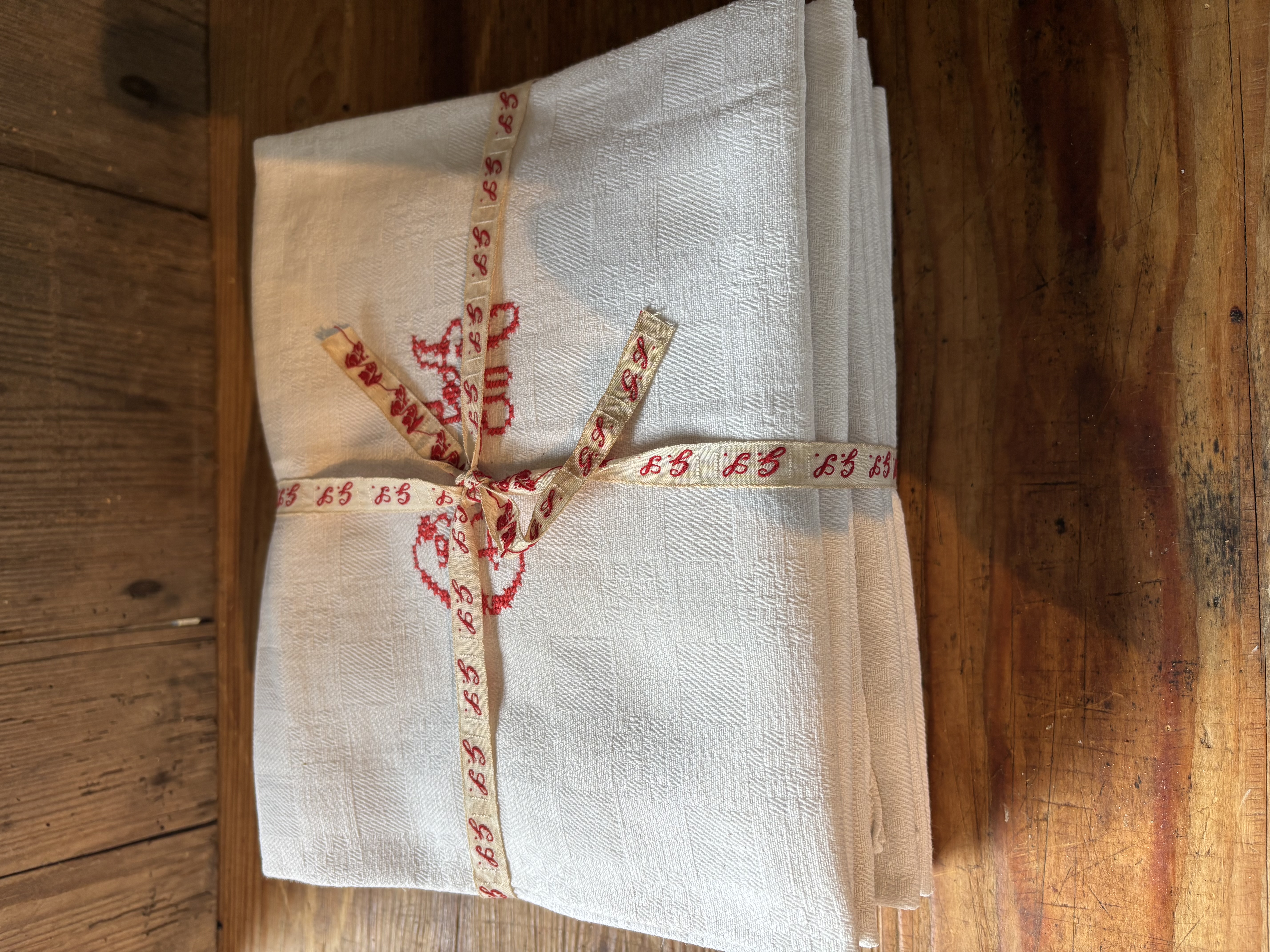 servetten met monogram