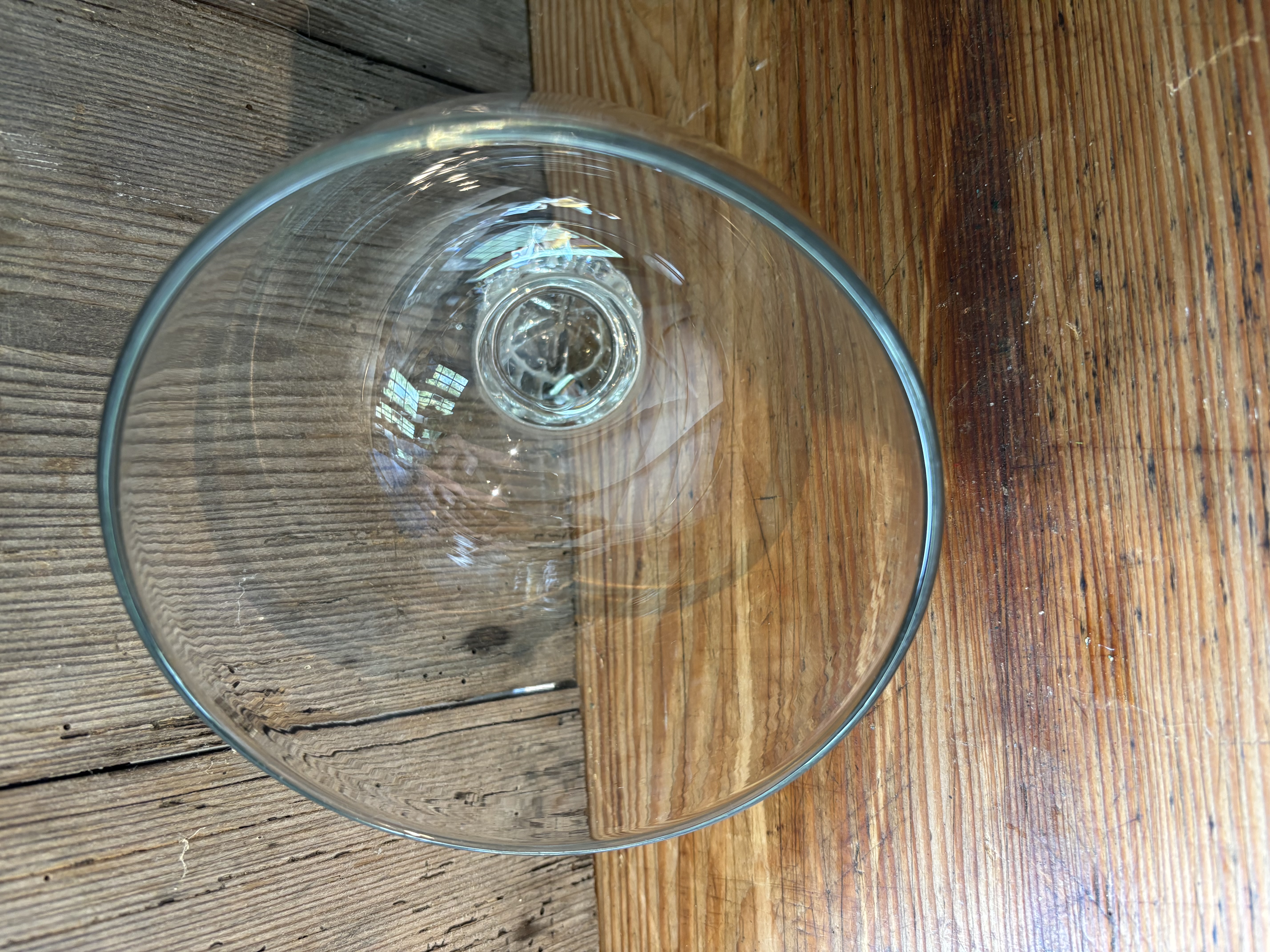 Oude glazen stolp