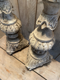 Set prachtige houten kandelaars