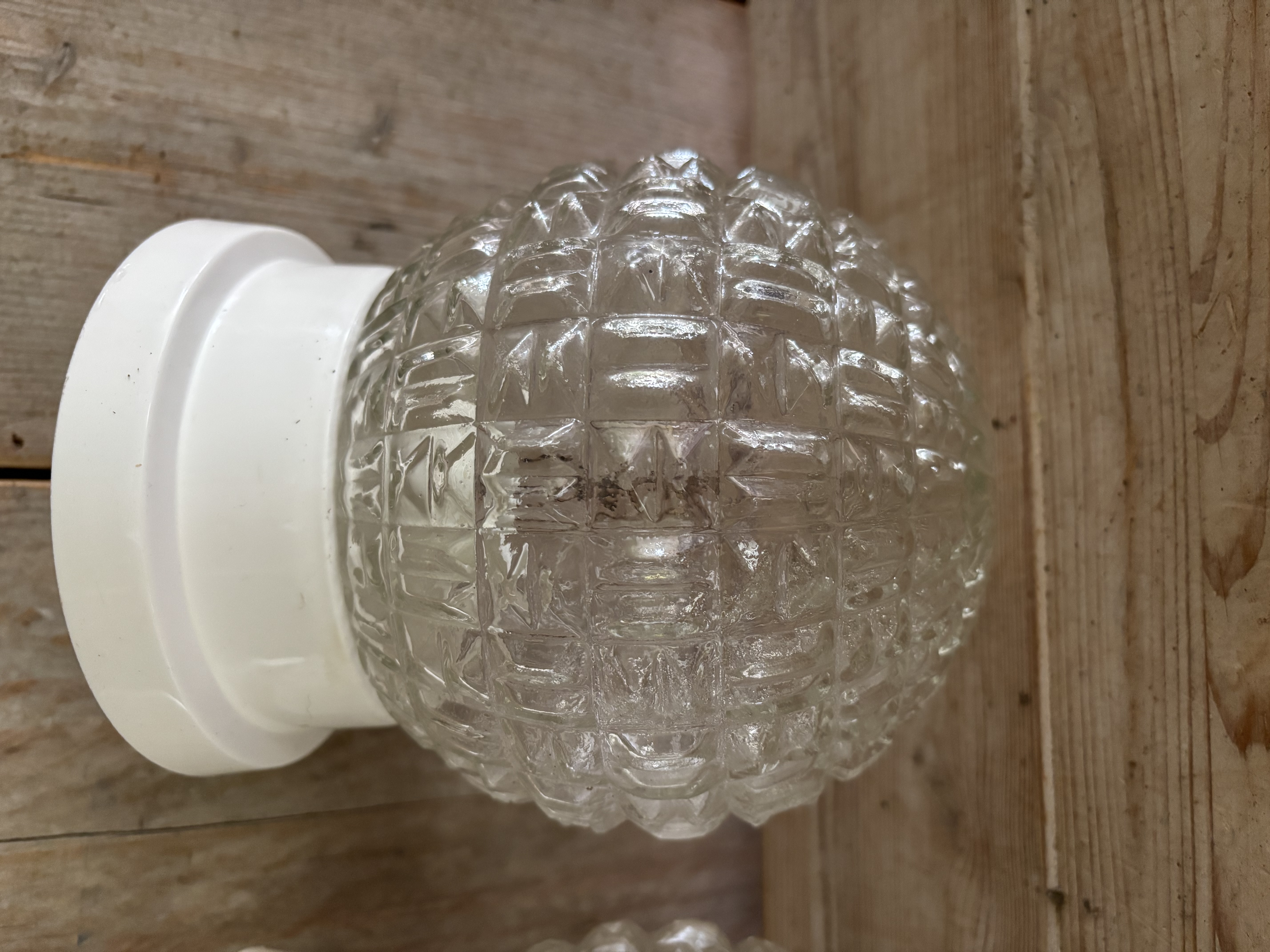 Doorzichtig plafond lampen
