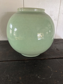 Groene bolle vaas