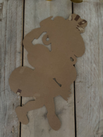 Oude zwarte piet winkel decoratie