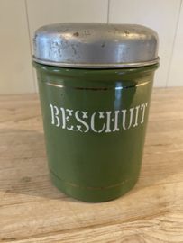 Reseda groene beschuit blik