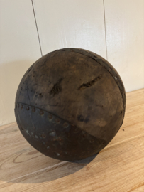 Antieke houten bowling/kegel bal