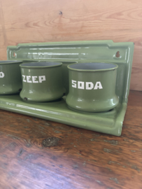 Reseda groene zand ,zeep, soda