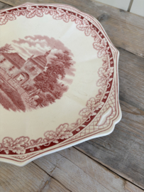 (Verkocht)Boerenhoeve groot gebaksbord