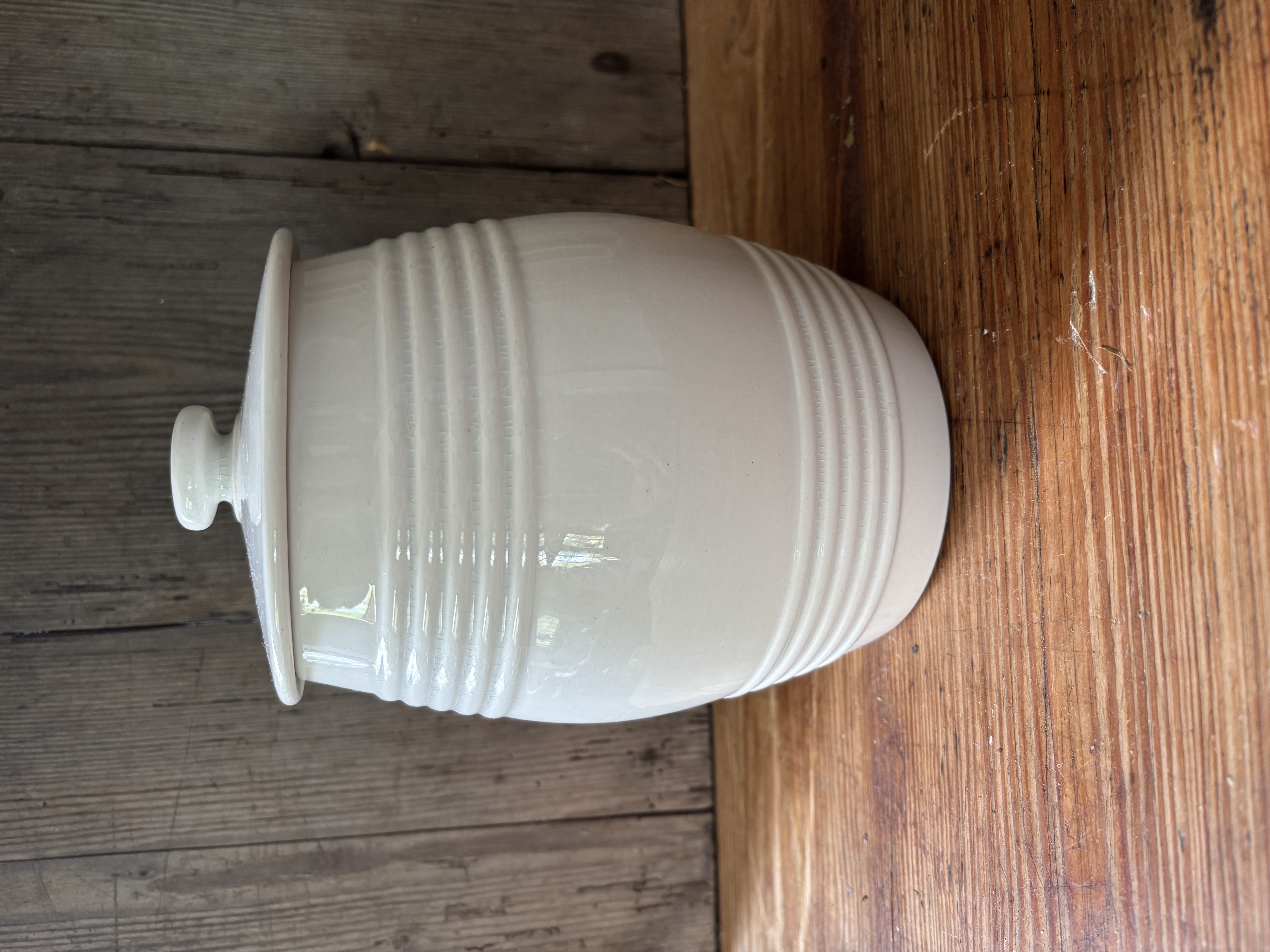 Bandenpot wit Soc.Ceramique