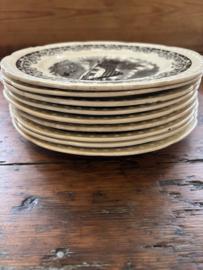 Boerenhoeve Zwart ontbijtborden