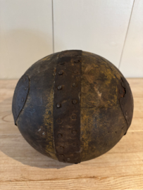 Antieke houten bowling/kegel bal