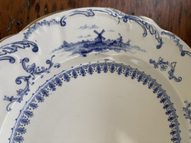 Groot bord Ridgways decor Delft