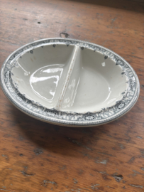 Leuk oud schaaltje in twee delen