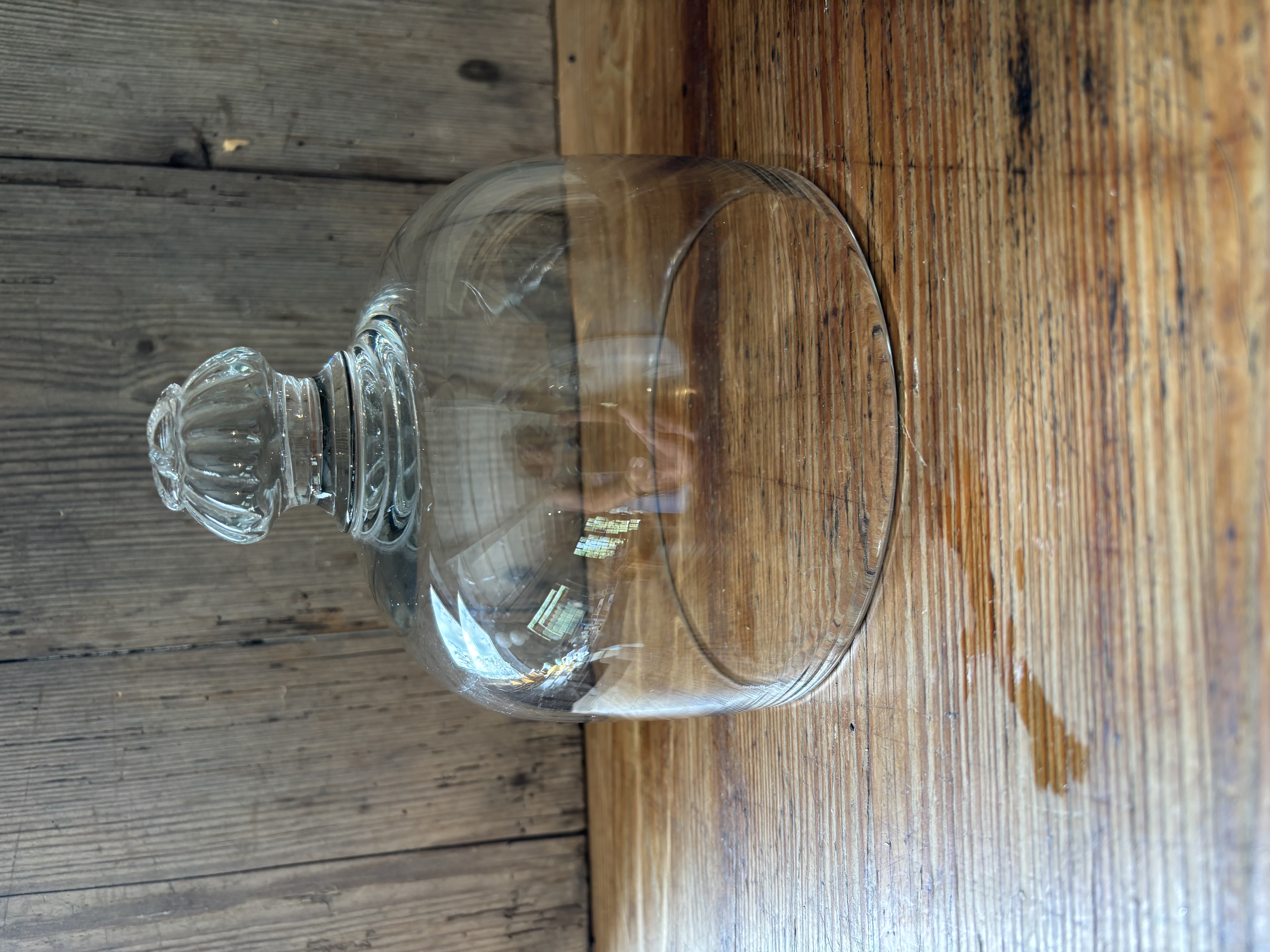 Oude glazen stolp