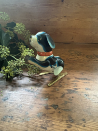 Blikken speelgoed hond