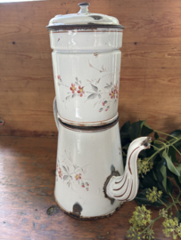 Grote koffiepot met opstand