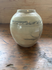 Chinese grijs blauwe gemberpot
