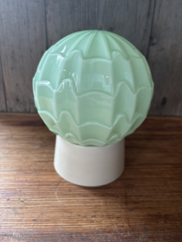Groen jaren 50 plafond lampje