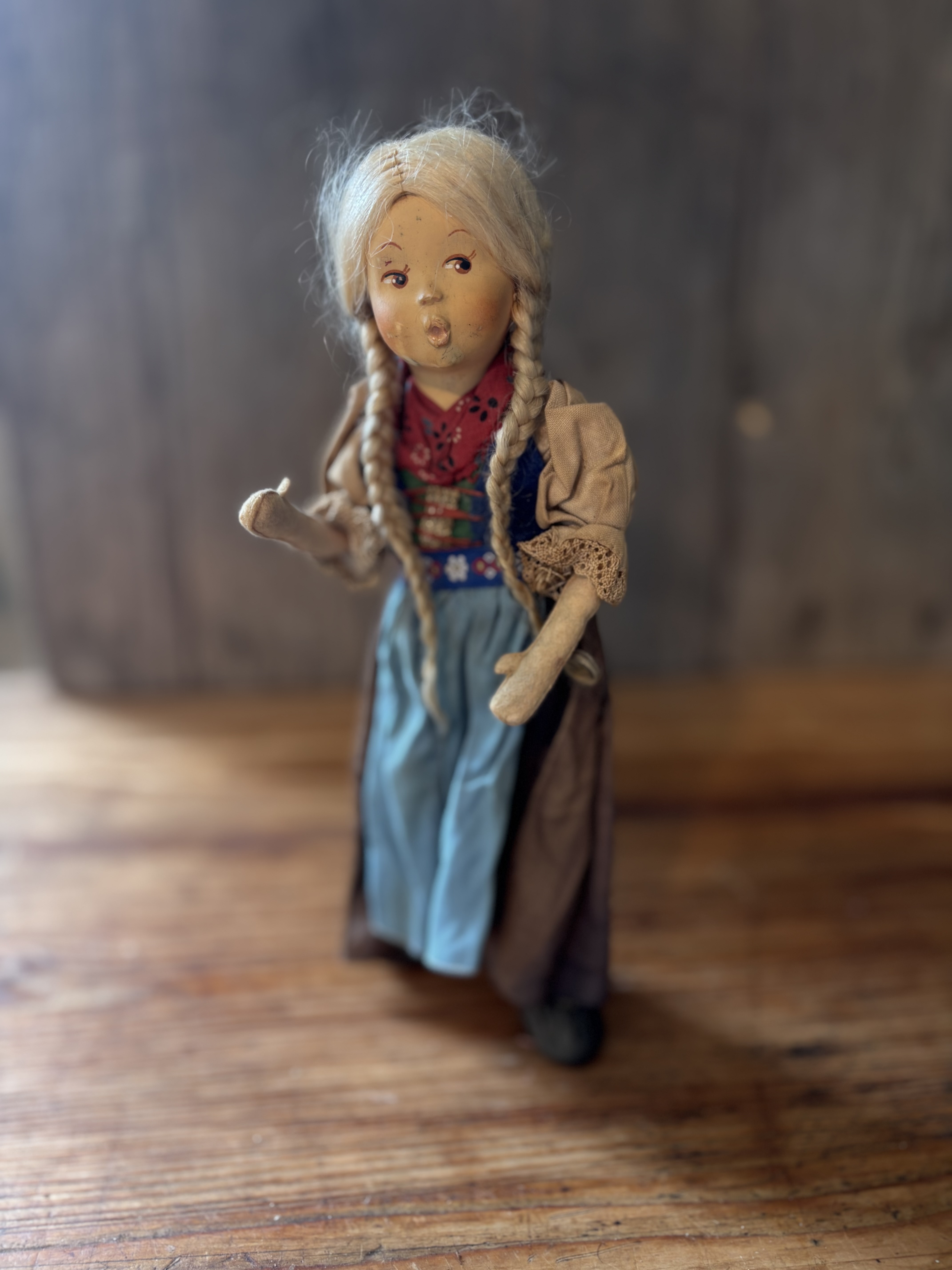 (Verkocht)Vintage Biatz popje