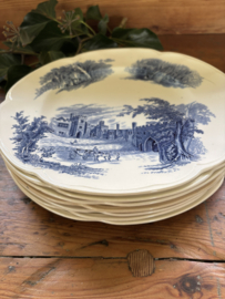 6 platte borden Haddon Hall Johnson Bros