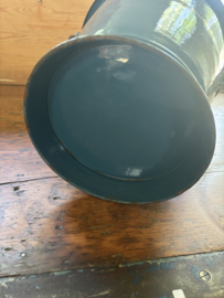 (Verkocht)Petrol  blauwe aardappel emmer