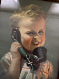 Prenten bellende kindjes