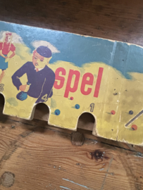 Houten knikkerspel