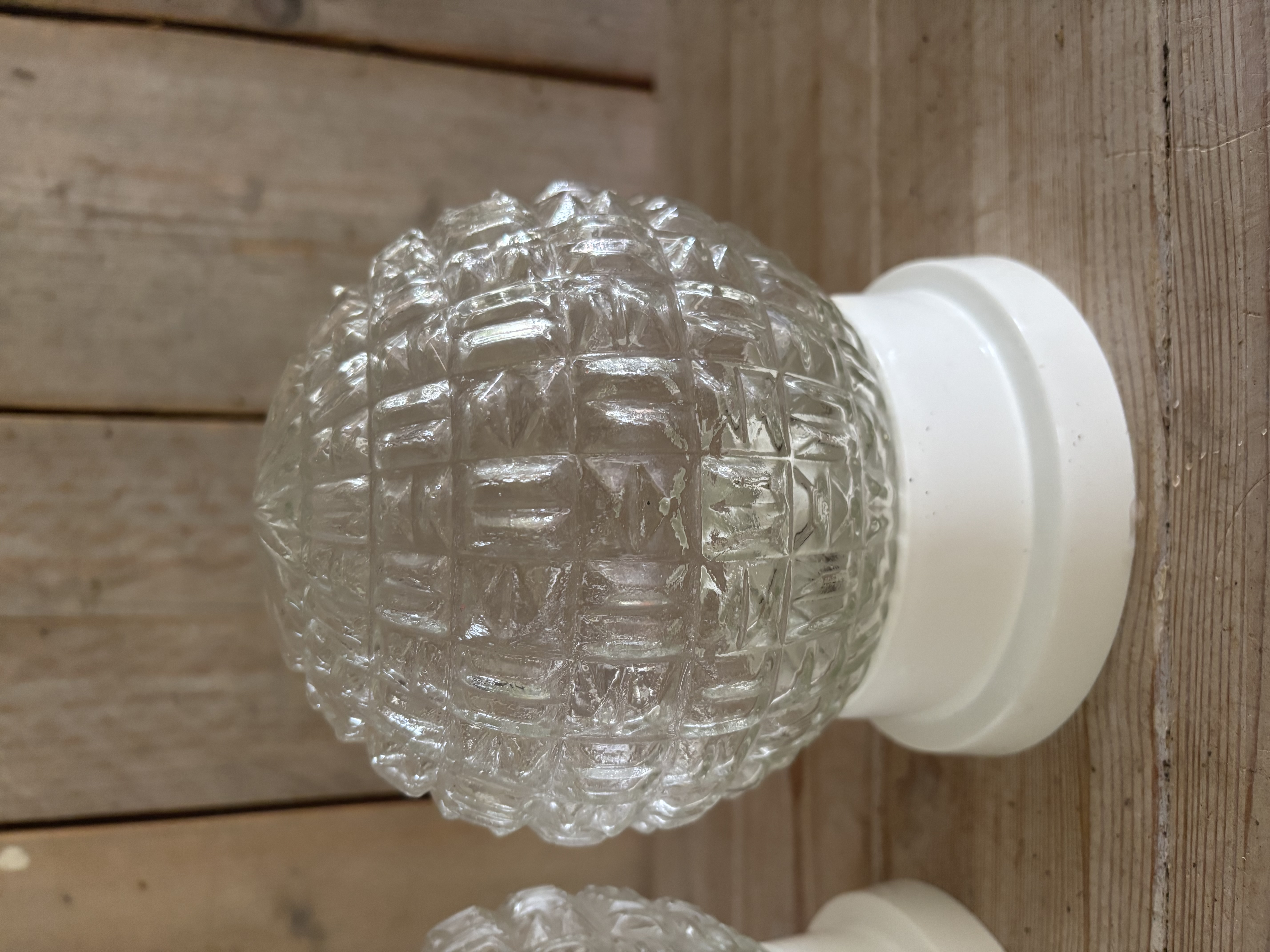 Doorzichtig plafond lampen