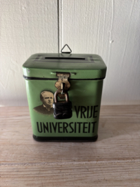 Vrije universiteit spaarblikje