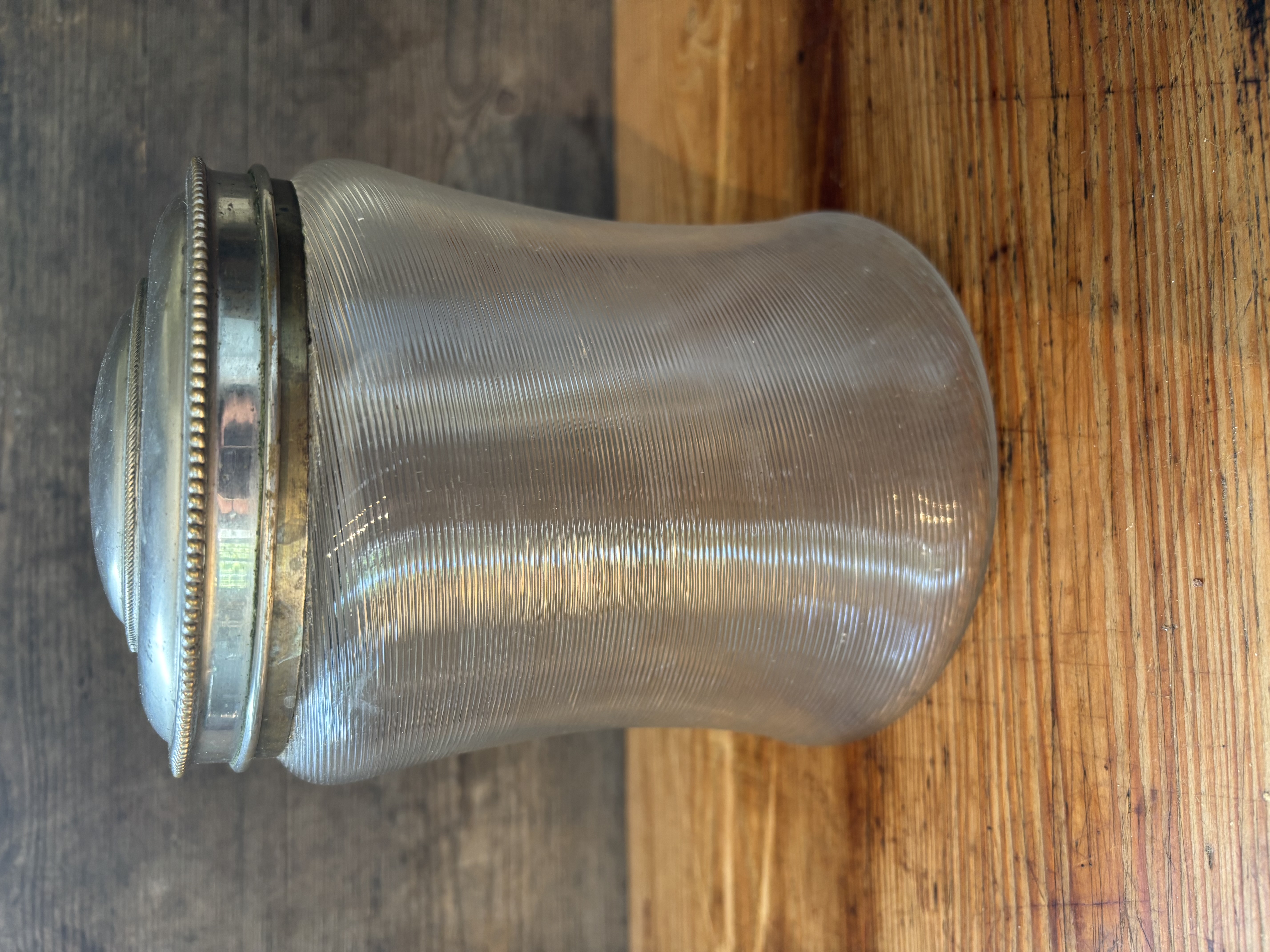 Fries draadglas grote pot