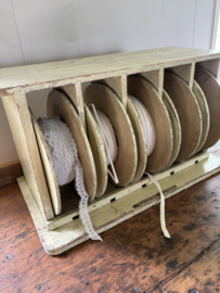 Oude WinkelKast met spoelen