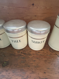 Complete bussen set crème groene letters