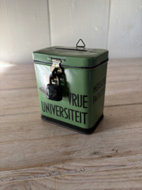 Vrije universiteit spaarblikje