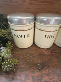 Complete bussen set crème groene letters