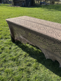 Opvallend licht bruine sprei