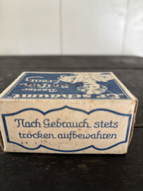 Oude zeepverpakking