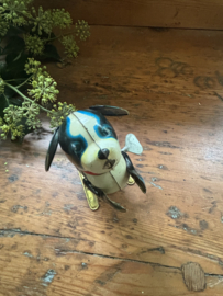 Blikken speelgoed hond